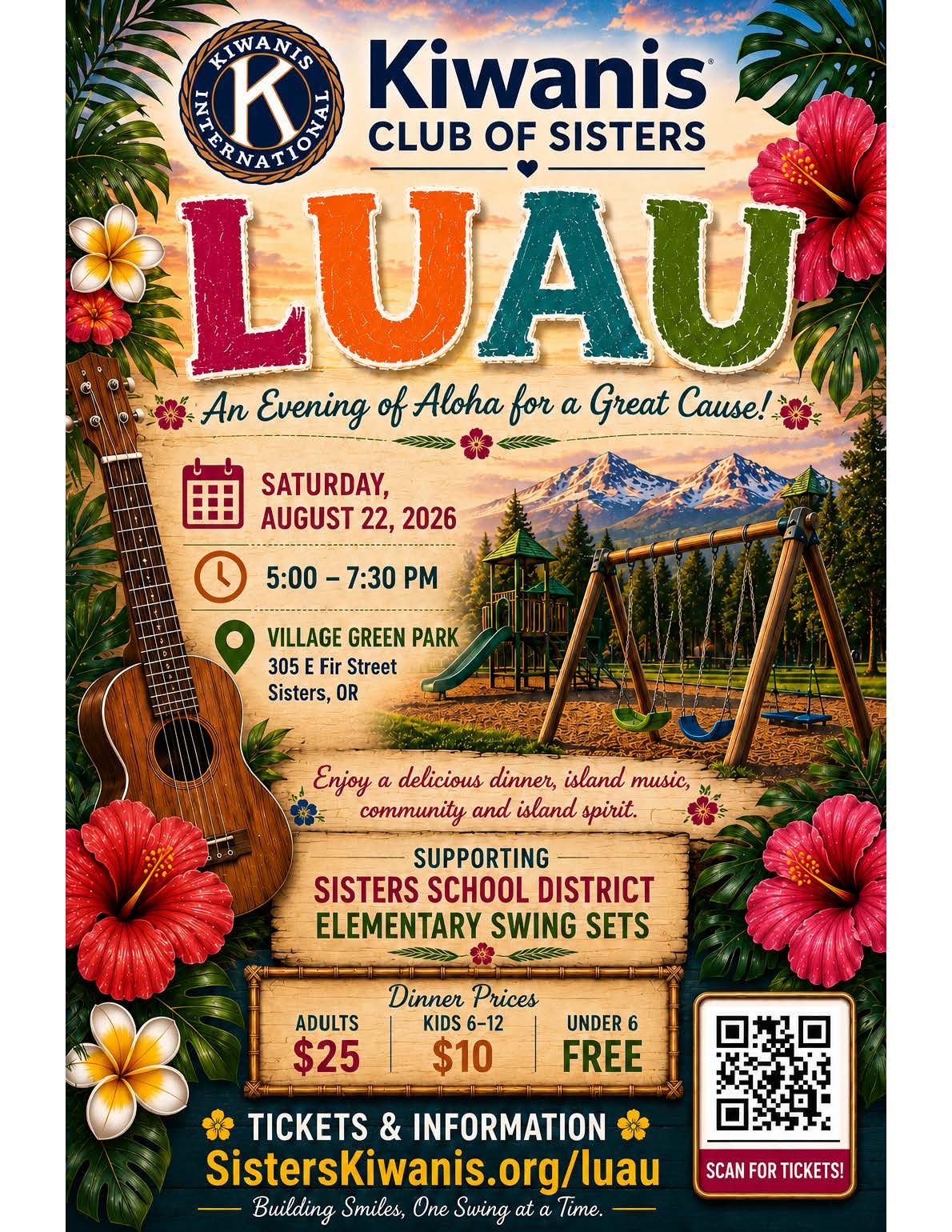 2026 Hawaiian Luau Flyer